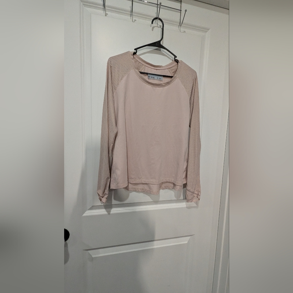 CALIA by Carrie Underwood Blush Long Sleeve Top